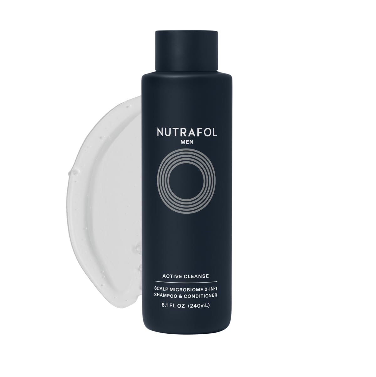 Nutrafol 2-in-1 Shampoo and Conditioner for Men with Thinning Hair, Hydrates, Boosts Visible Volume, Unclogs Follicles, Microbiome-Friendly, 8.1 Fl Oz