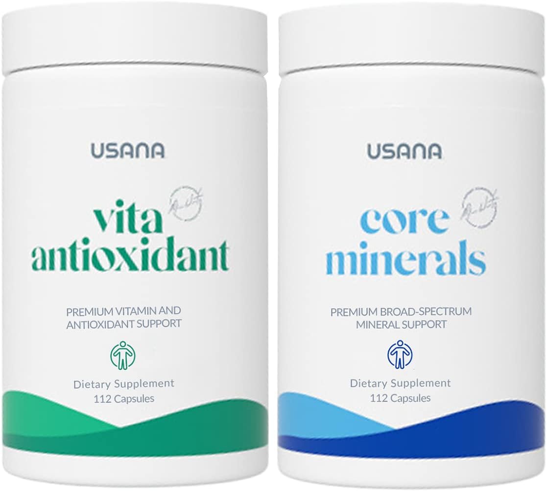 USANA CellSentials - Core Minerals and Vita Antioxidant with InCelligence Technology to Support Total Body Health* - 112 Tablets Per Bottle - 28 Day Supply