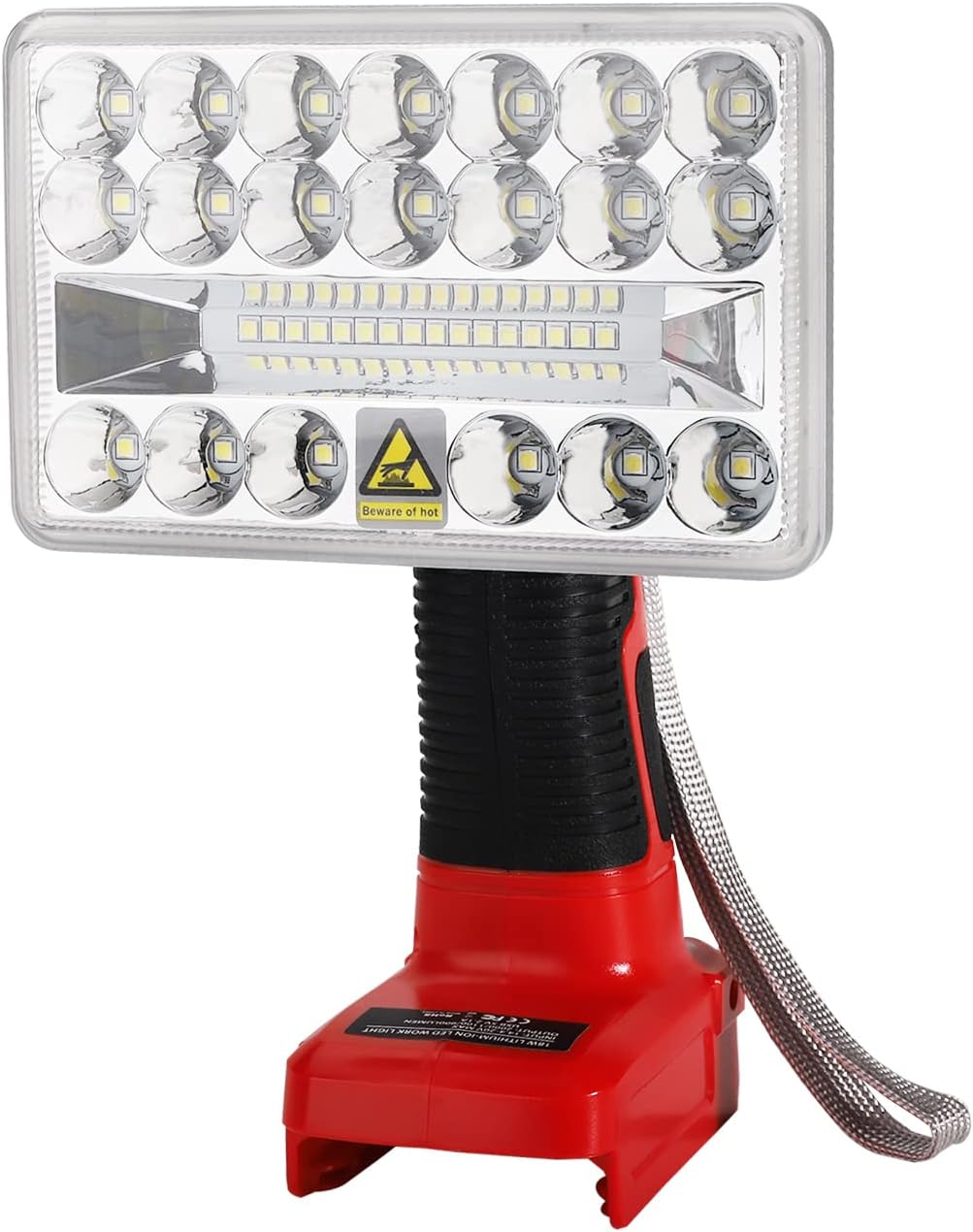for Craftsman Light 18W 2000LM LED Work Light for Craftsman V20 Lithium Battery CMCB204 Portable Spotlight and Floodlights with USB-A Output for Camping Jobsite