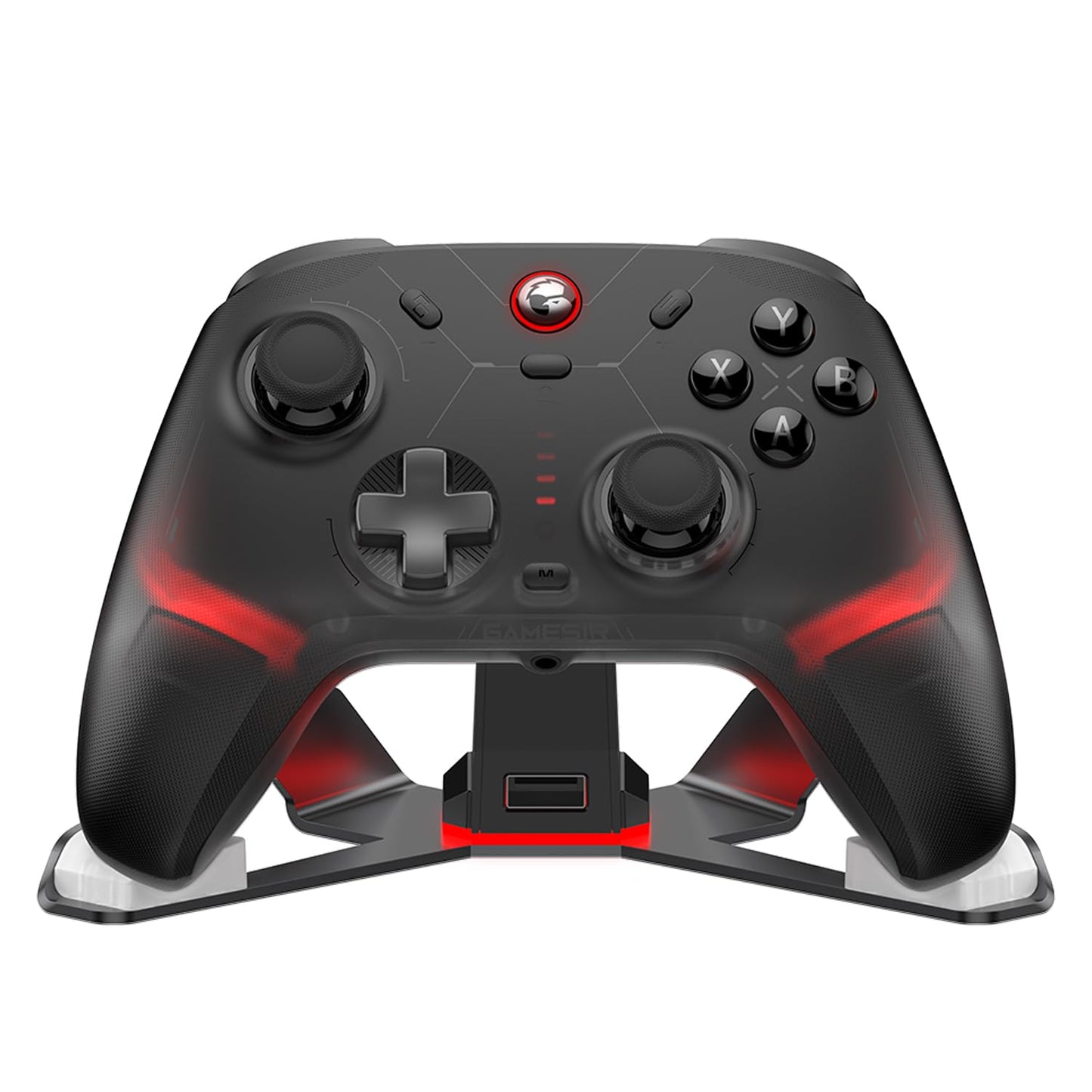 GameSir Cyclone 2 Multiplatform Wireless Controller- TMR Electromagnetic Joysticks&Hall Effect Switch triggers,6-axis Gyro Gaming Controller for Switch\/PC\/iOS\/Android\/Steam (Shadow Black Bundle)