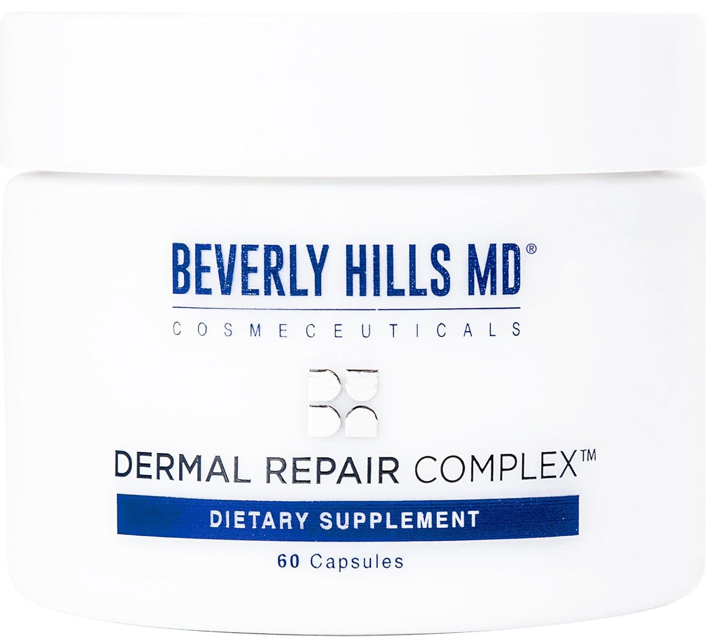 Dermal Repair Anti-Aging Supplement - Hyaluronic Acid, Collagen, Vitamins for Smooth, Plump Skin