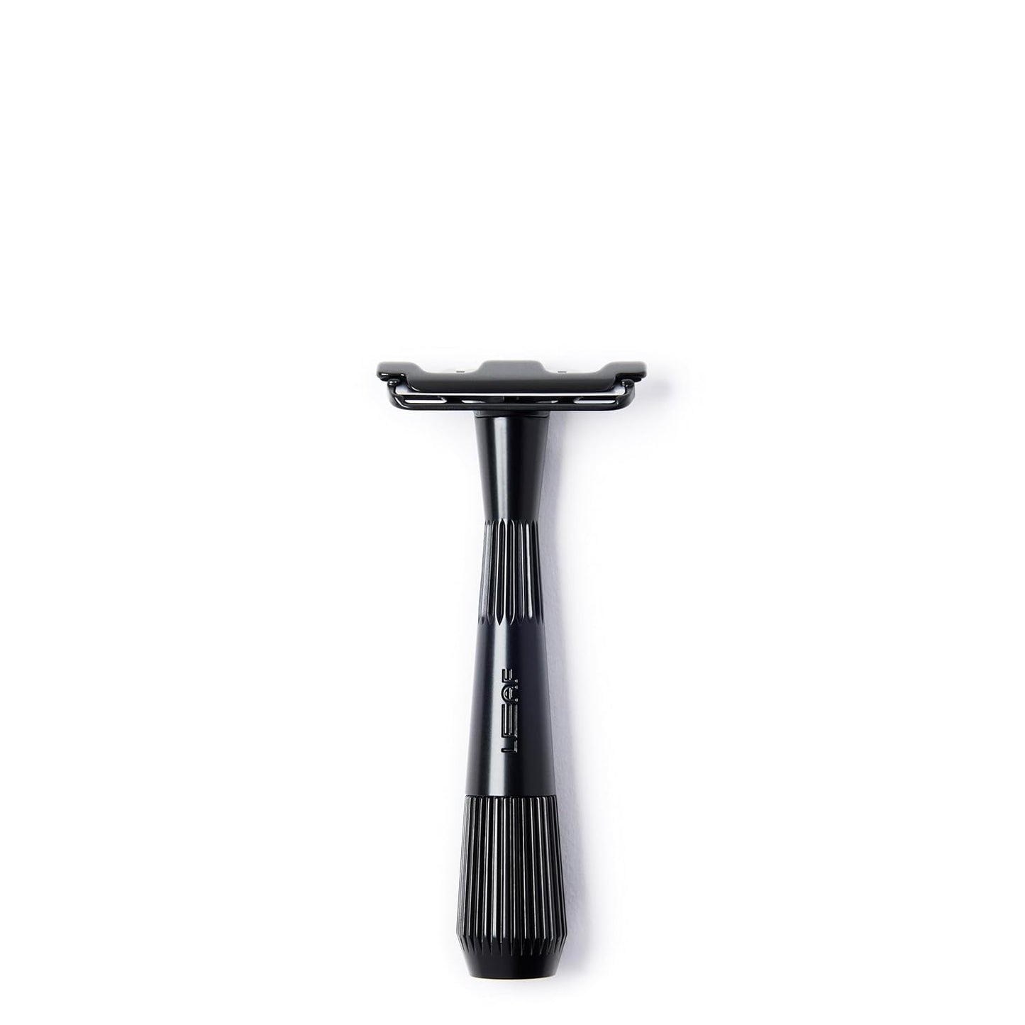 Leaf Shave | Twig Razor, Black - All-Metal, Eco-Friendly Shaver for Men & Women; Includes 5 Stainless Steel Single-Edge Blades; Recommended for Face Shaving Lighter Hair and Sensitive Skin