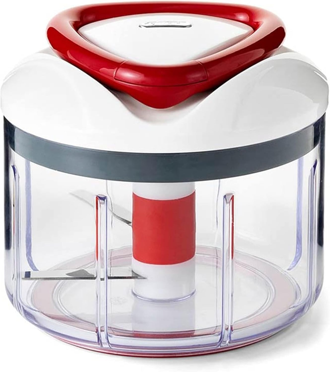 Zyliss Easy Pull Food Processor & Manual Food Chopper - Gifts for Cooks - Culinary Chef Gifts - Vegetable Slicer & Dicer - Hand-Operated Salad Veggie Chopper - Kitchen Essentials