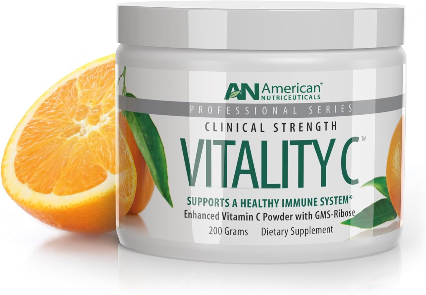 American Nutriceuticals Vitamin C Powder - Supplement for Immune Support - Natural, Sugar Free -Non-Acidic - No Upset Stomach - 4000mg