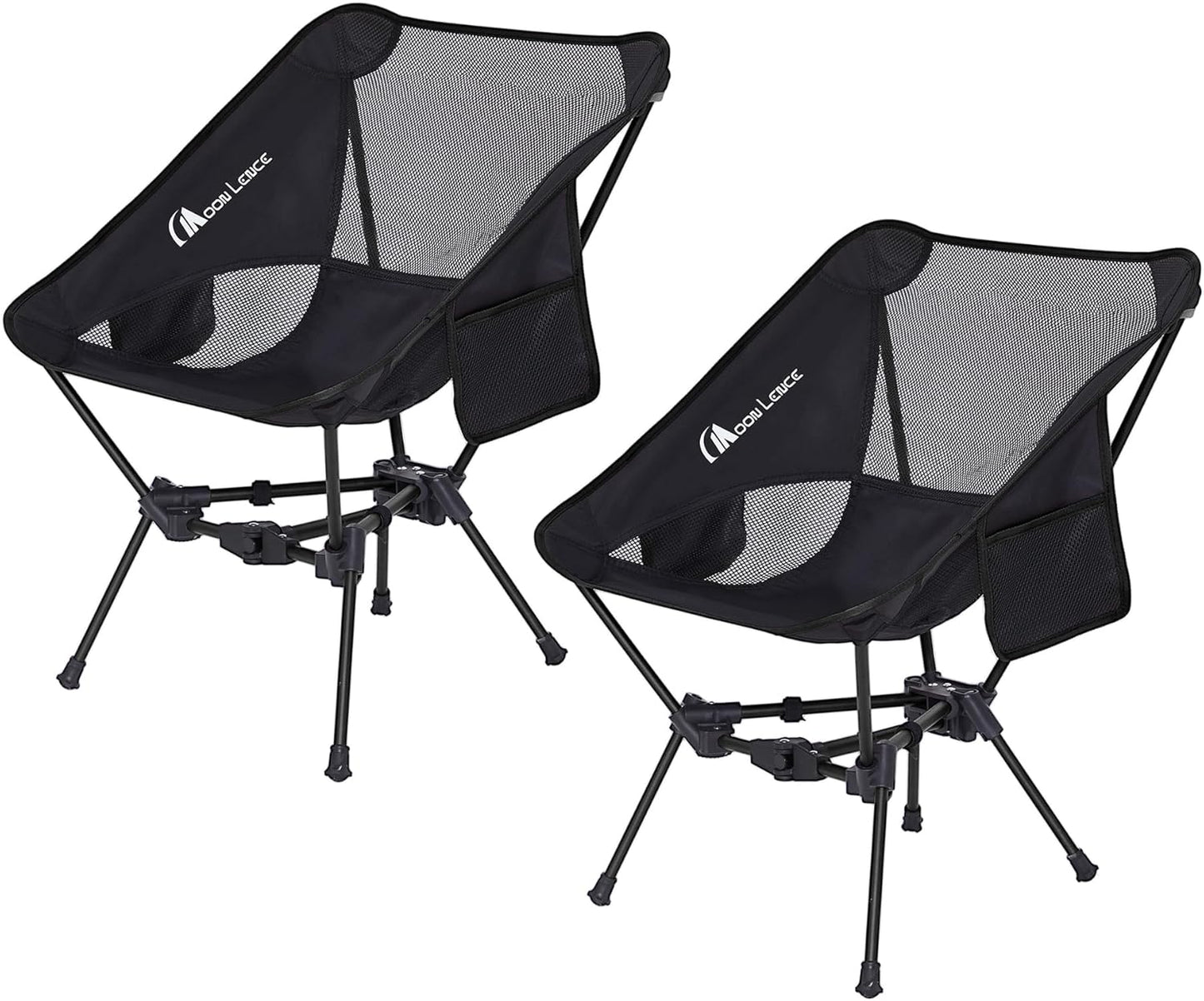 MOON LENCE Portable Camping Chair Backpacking Chair - The 4th Generation Ultralight Folding Chair - Compact, Lightweight Foldable Chairs for Hiking Mountaineering, Beach