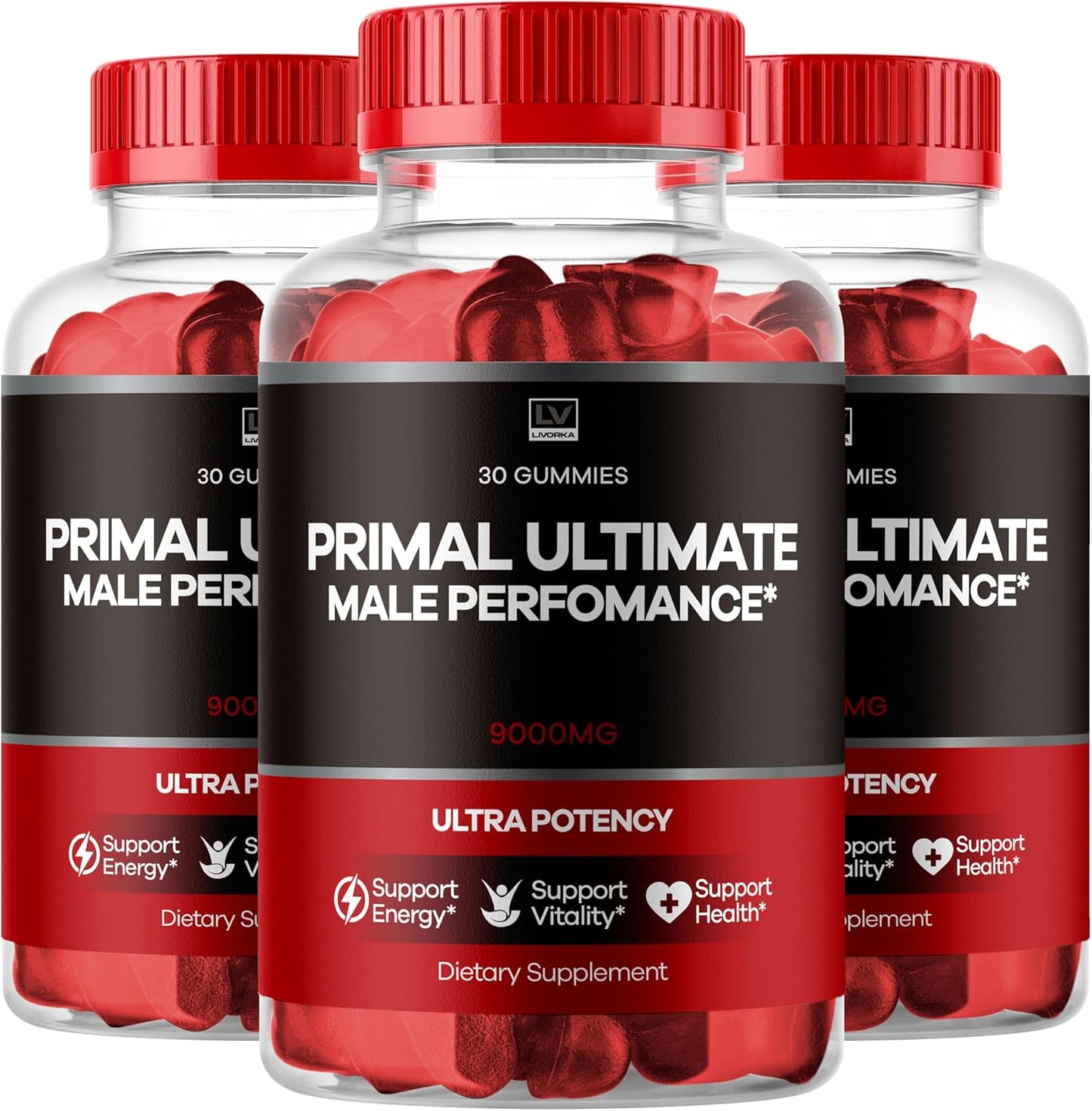 (3 Pack) Primal Ultimate Gummies, Primal Ultimate, Official PrimalUltimate Gummies, Primal Ultimate Vitamin Gummies, PrimalUltimate All Natural, Ultimate Gummies Reviews, 90 Gummies For 3 Months
