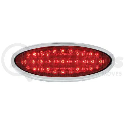 United Pacific FTL4950LED-AS - Tail Light - 33 LED, Assembly with Chrome Bezel, for 1949-1950 Ford Car