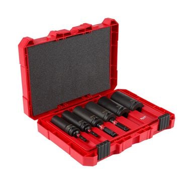 Milwaukee Shockwave Lineman's 10PC 2-IN-1 12PT Socket Set