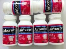 Airborne Chewable Vitamin C 1000mg Immune Support Supplement Tablets, Berry, 32 ct (Pack of 6)