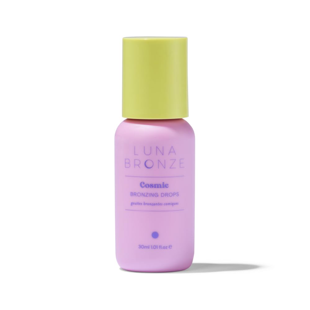 Cosmic Bronzing Drops | Lightweight, Hydrating & Washable Liquid Bronze Drops | Non-Greasy Formula Enriched with Sodium Hyaluronate & Shea Butter | Responsible Mica (30ml/1.01 fl. oz)