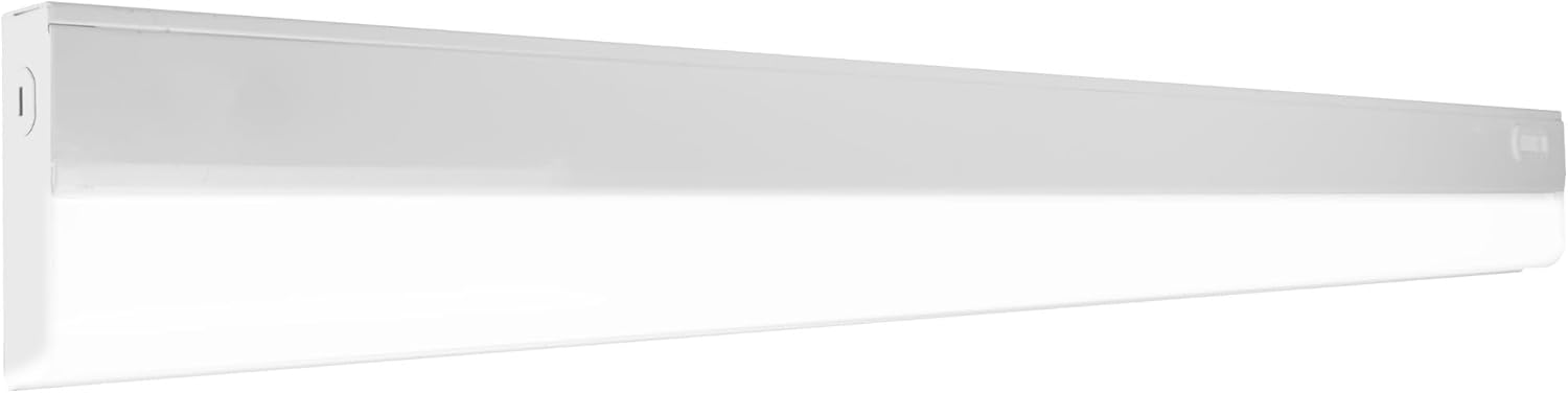 NICOR Lighting 33\u201D LED Direct Wire Under Cabinet Light - Undercounter LED Lights for Kitchen - Selectable CCT 2700K-5000K, 952-1008 Lumens, 14W - UCB Series Hardwired Under Cabinet Lighting