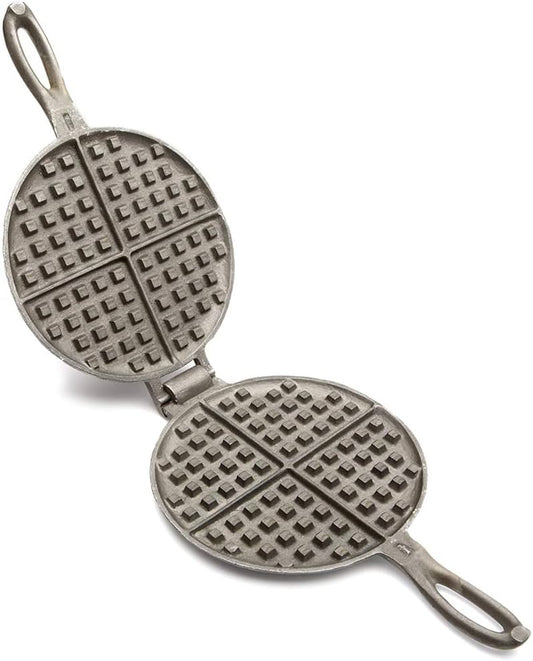 Rome Industries Old Fashioned Waffle Cast Iron, Black