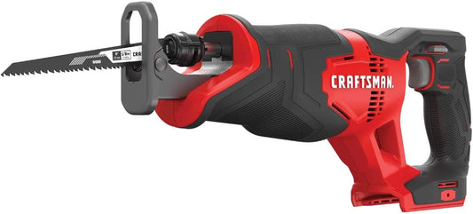 \u200B\u200BCRAFTSMAN V20 Reciprocating Saw, Cordless, 3,000 RPM, Variable Speed Trigger, Quick Easy Blade Change, Bare Tool Only (CMCS300B)