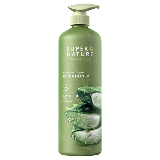 Super Nature Potent Aloe Gentle Moisture Conditioner, 30 Fluid Ounces (Pack of 2)