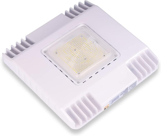 1 Pack HOLDWILL LED Canopy Lights 150w 21000lm 5700K 750W HID\/MH Equivalent,Die Cast Aluminum Waterproof IP65 Daylight White Canopy for Outdoor Gas Station Warehouse Store Workshop Lighting