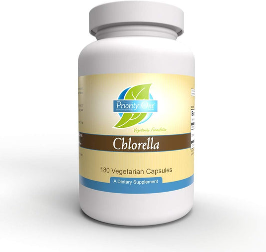 Priority One Vitamins Chlorella 180 Vegetarian Capsules Healthy Immune System Support*