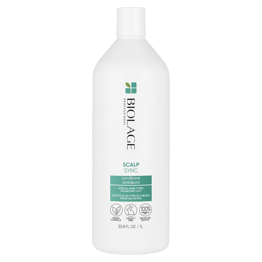 Biolage Scalp Sync Universal Conditioner - Hydrating for All Scalp Types, Lightweight Conditioning, With Fermented Tea Blend & Glycolic Acid, Vegan & Paraben-Free, Packaging May Vary