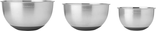 KitchenAid Stainless Steel Mixing Bowls, Set of 3