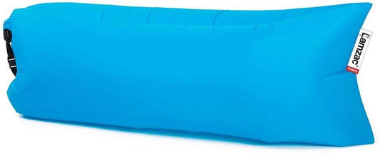 Fatboy Lamzac the Original Version 1 Inflatable Lounger with Carry Bag, Inflatable Couch for Indoor or Outdoor Hangout or Lounge Air Chair - Aqua Blue