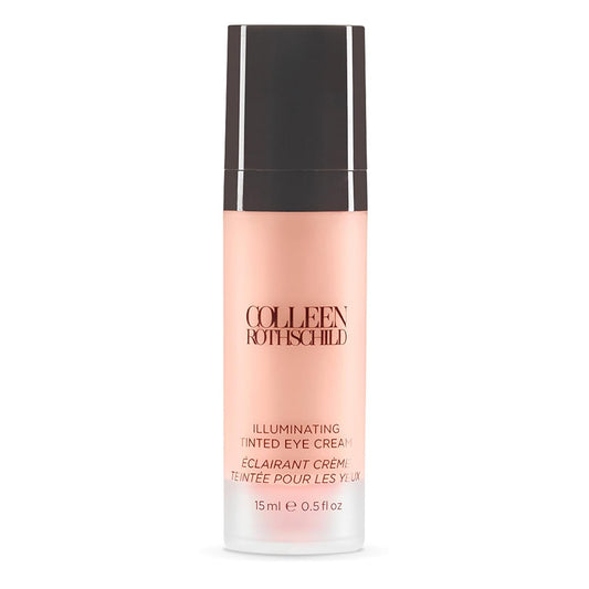 COLLEEN ROTHSCHILD Illuminating Tinted Eye Cream | Instant Brightening Effect | Nourishes & Targets Dark Circles | With Hyaluronic Acid, Caffeine, Pearlized Pigments & Peptides (0.5 fl oz)