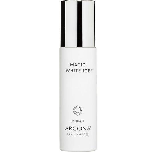 Arcona Magic White Ice - Daily Oil Free Moisturizer - Hyaluronic Acid Moisturizer with Organic Aloe, Tea Tree, Vitamin C & Glyercin. Silicone Free Moisturizer Leaves Skin Fresh & Dewy -Made In The USA