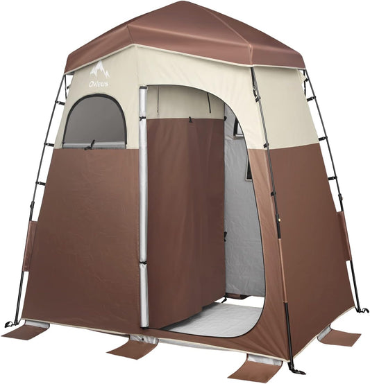 Oileus Pop Up Privacy Tent Portable Shower Tent Beach Changing Room Privacy Tent Camp Toilet Instant Privacy Shelters - Camping Beach Hiking Fishing