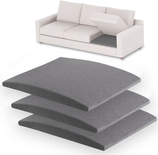 aodisman Couch Cushion Support for Sagging Seat, 3-Pack Sofa Furniture seat Cushion Sagging Repair, Curved high-Density Foam Sofa Cushion Support\u2026