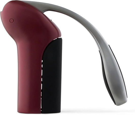 Rabbit Vertical Corkscrew Wine Opener, Easy One-Pull Design with Foil Cutter and Extra Spiral