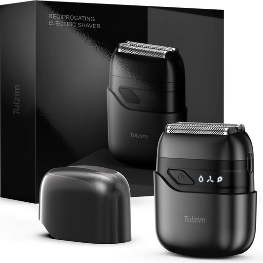 Mini Electric Razor, Upgraded Electric Shaver for Men, Foil Shaver for Men with 3 Blade Heads Floating Head IPX7 Waterproof Wet\/Dry USB Type C