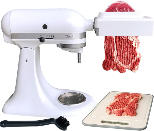 [Upgrade] Meat Tenderizer for All KitchenAid Household Stand Mixers- Mixers Accesssories Attachment [No More Jams,No More Break,Easier to clean]