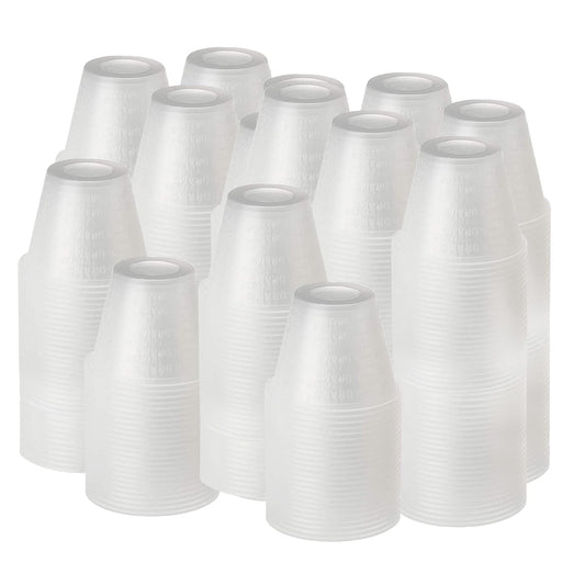 [5000 Count - 1 oz.] Perfect Stix Disposable Graduated Plastic Medicine Cups - For Mixed Pills, Medication Measuring, Resin Mixing, Mouthwash