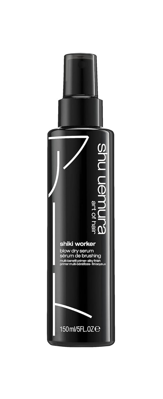 Shiki Worker Multi-Benefit Hair Primer - Shine & Straightening Primer, Reduces Frizz and Smooths Texture, For Air-Drying and Blowouts