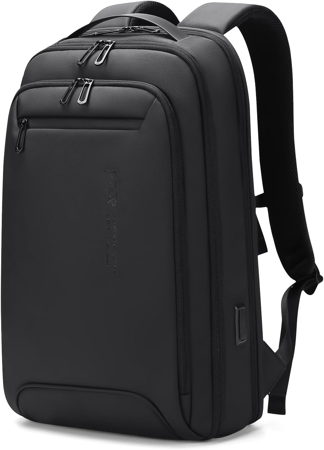 FENRUIEN Business Laptop Backpack for Men, Slim USB Travel Backpack Lightweight Water Resistant Unisex Work/College 15.6 Inch Computer Backpack
