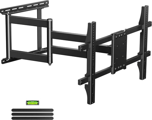 XINLEI Long Arm TV Wall Mount for Most 32-75 Inch TVs, 40\u201D Extension Full Motion TV Bracket with Swivel Articulating Extension Tilt Arm, Max Support 99lbs, VESA 600x400mm, 8\u201D\/12\u201D Wood Stud, MA1076L
