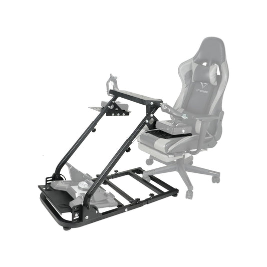 Marada Wheel Stand and Flight Sim Stand Compatible with Thrustmaster HOTAS WARTHOG, Logitech G25 G27 G29 G920 Adjustable Foldable Wheels,Pedals,Throttle,Joystick not Included