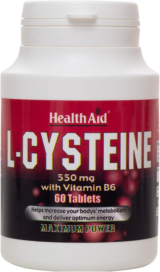 Health Aid L-Cysteine 550mg 30 Tablets