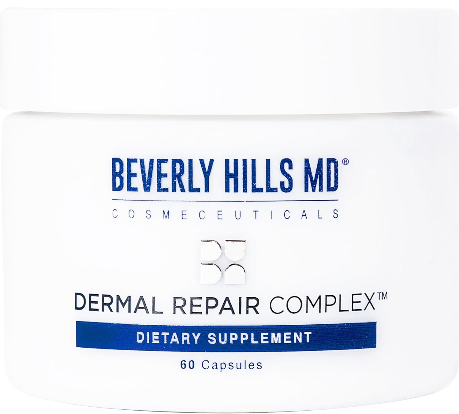 Dermal Repair Anti-Aging Supplement - Hyaluronic Acid, Collagen, Vitamins for Smooth, Plump Skin