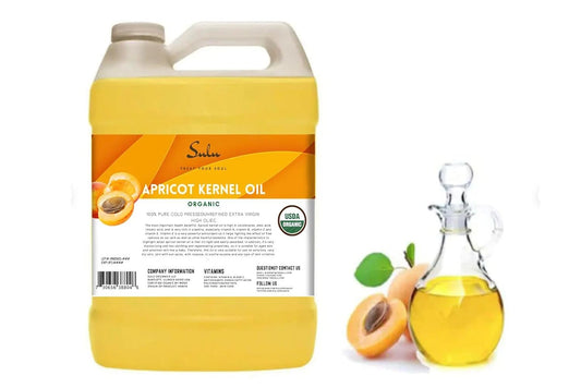 1 Gallon USDA Organic Cold Pressed Unrefined Apricot Kernel Oil