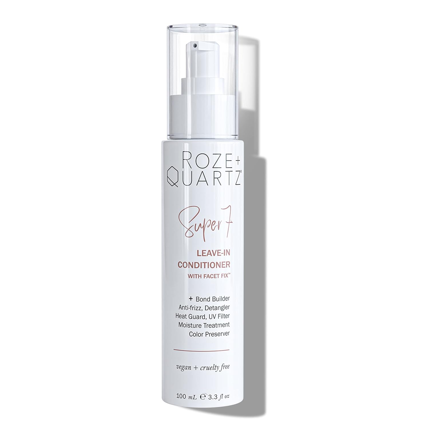 Roze + Quartz® Super 7 Leave-In Conditioner \u2022 Seven Benefits for All Hair Types (3.3oz)