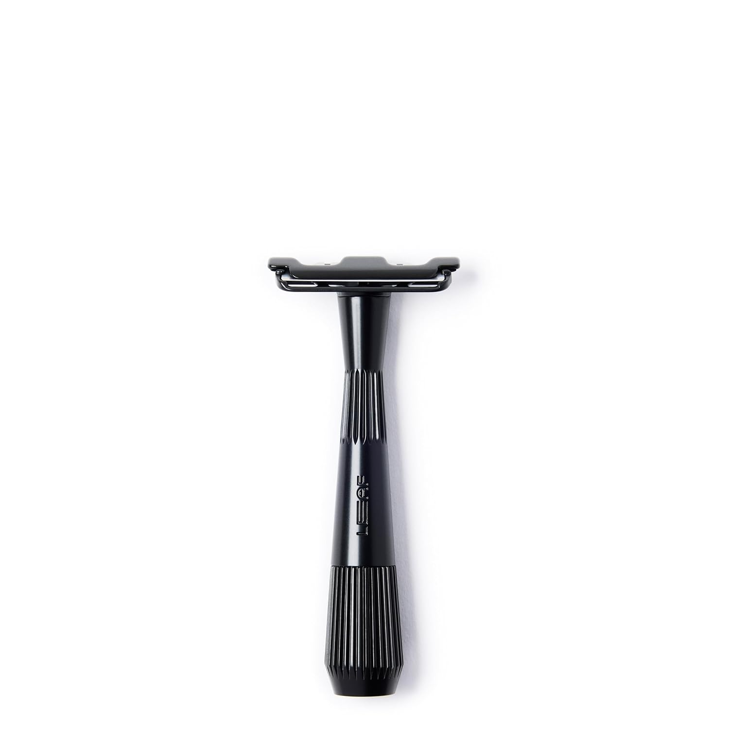 Leaf Shave | Twig Razor, Black - All-Metal, Eco-Friendly Shaver for Men & Women; Includes 5 Stainless Steel Single-Edge Blades; Recommended for Face Shaving Lighter Hair and Sensitive Skin