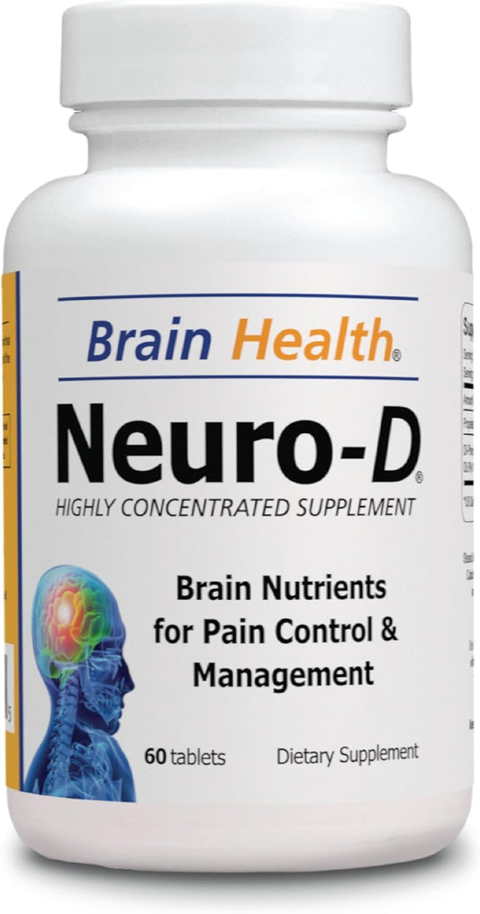 Neuro D Pain Control - Brain Health 60 Tabs - Highly Concentrate Supplent - Dietary Supplement