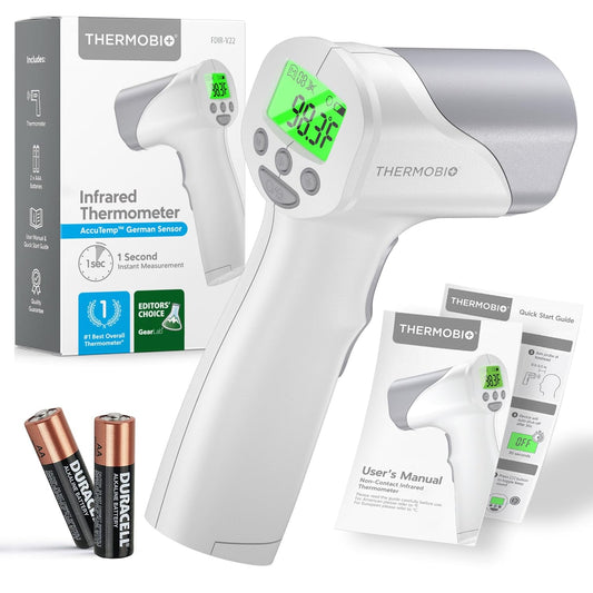 Medical Grade FSA HSA Approved Heavy Duty Touchless Infrared Forehead Thermometer, for Adults & Baby Digital Thermometer Gun, 1s Instant Results