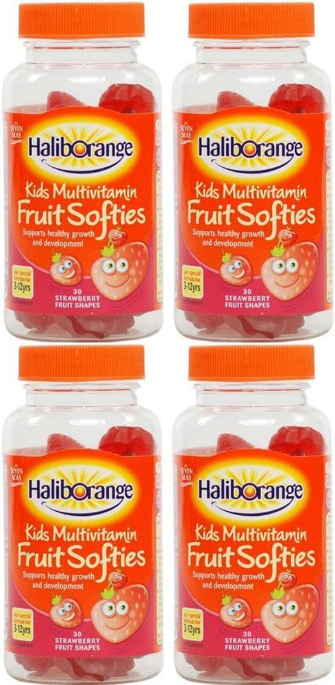 (4 Pack) - Haliborange - Fruit Softies Strawberry | 30's | 4 Pack Bundle