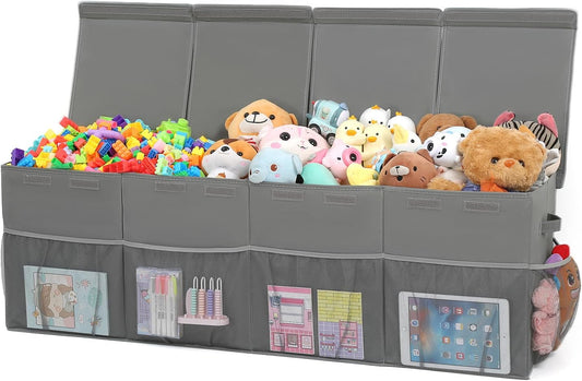 Beveetio Extra Large Toy Chest,Toy Box For Toddlers,Kids Toy Chests Organizers Storage For Blanket,Large Dog Toy Box Chest