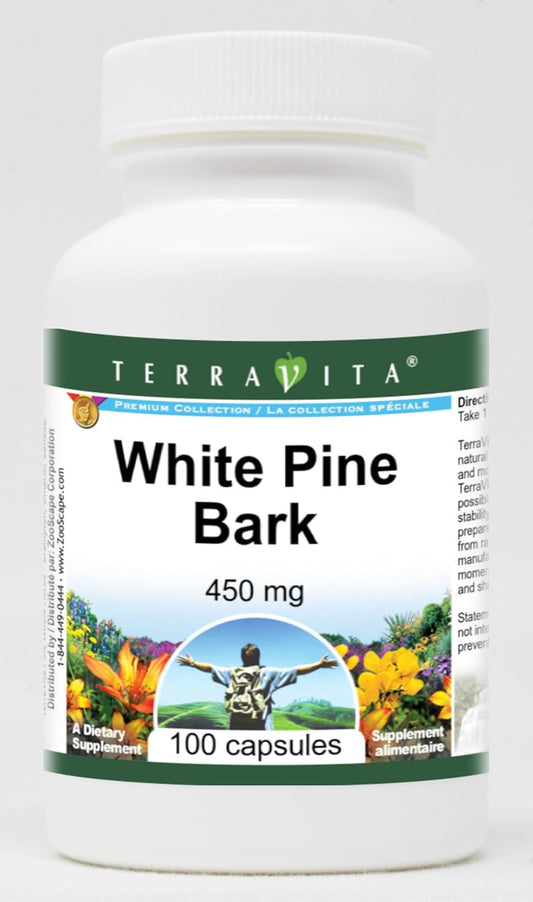 White Pine Bark - 450 mg (100 Capsules, ZIN: 511389) - 2 Pack