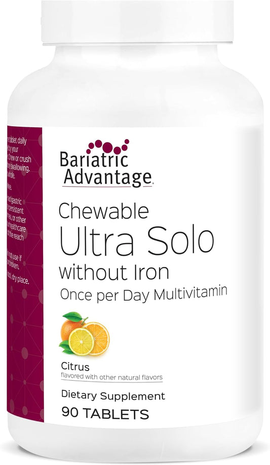 Bariatric Advantage - Chewable Ultra Solo Without Iron - Citrus - 90 Tablets - (Pack of 1)