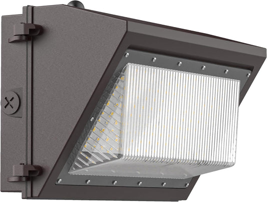 120W LED Wall Pack Light with Dusk-to-Dawn Sensor, 16800LM 5000K LED Security Flood Lighting, 120V Commercial and Industrial Outdoor LED Wall Lights for Parking Lots|Warehouses|Factories|House