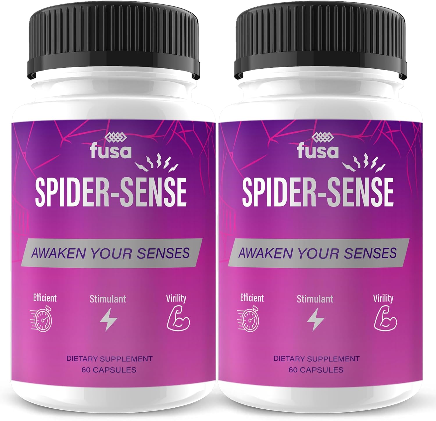 (2 Pack) Spider Sense Pills Spider-Sense Max Supplement, SpiderSense Maximum Strength Advanced Support Multivitamin Formula for Overall Health & Wellness, SpiderSenses Supplement Pills (120 Capsules)