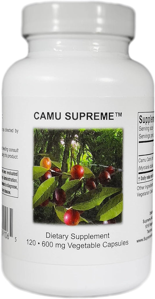 Supreme Nutrition Camu Supreme, 120 Pure Camu Camu Fruit Vegetarian Capsules