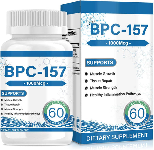BPC 157 Capsule Pro-1000mcg Protective Compound, Non-GMO,Gluten Free Supplement(60 Capsules)